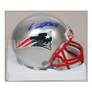 Sebastian Vollmer Patriots Autographed Mini Helmet   Autographed NFL 