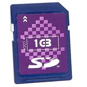  1GB Secure Digital Memory Card Electronics