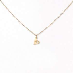  Dogeared Love Diamond Gold Dipped Necklace Jewelry
