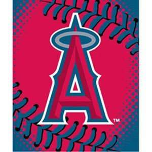 Anaheim Angels Royal Plush Raschel MLB Blanket (Big Stitching Series 