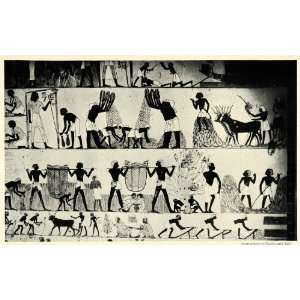  1926 Print Ancient Egypt Gaddis Seif Menna Thebes Luxor 