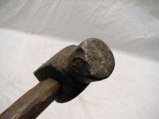 ANTIQUE BLACKSMITH HAND FORGED FORMING HAMMER TOOL  
