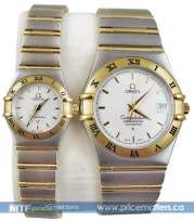 Womens Omega Constellation Yellow Gold And Stainless Steel Watch.18kt 
