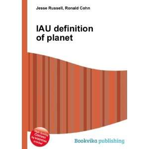  IAU definition of planet Ronald Cohn Jesse Russell Books