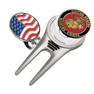 Marine Corps MILITARY Cap Tool & Ball Marker  Sports 