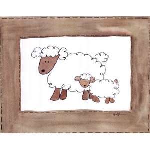  More Vintage Sheep by Serena Bowman 14.00X11.00. Art 