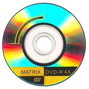  Matrix 4x 1.4GB 30 Minute Mini DVD R Media 10 piece 