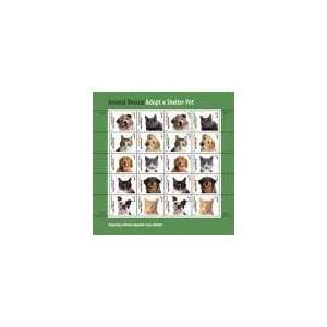   20 Commemorative Stamps; 2010 Animal Rescue 44 cents 
