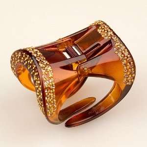  Anneau Golden Amber   Avignon Collection (Made in France 