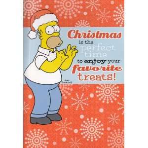 Greeting Card Christmas Simpsons Card with Sound Christmas Is the 