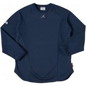 Atlanta Braves Youth AC Therma Base Tech Fleece by Majestic Athletic 