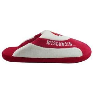  Wisconsin Badgers NCAA Low Pro Stripe Slippers Medium 