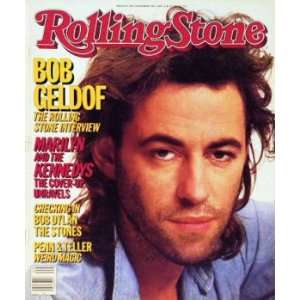  Rolling Stone Cover of Bob Geldof / Rolling Stone Magazine 