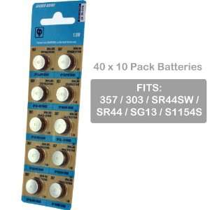   Size SR44SW SR44 357 303 Silver Oxide Watch Battery