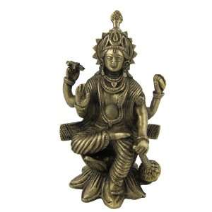  God Vishnu Statue Sculpture Made in Brass