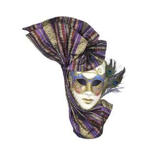 Venetian Mask With Peacock Feathers [Apparel]