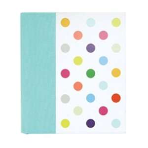  CR Gibson Wire Bound Address Book, Dots and Stripes, 5.25 