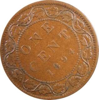 1894 Victoria Large Cent ~ Semi Key Date ~  