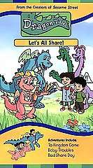 Dragon Tales   Lets All Share VHS, 2000  