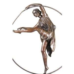  signed Art Deco Godard Bronze Dancer Sculpture Everything 
