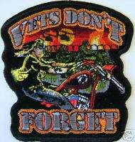Patch POW/MIA VETS DONT FORGET patch, 4, #PP2760  