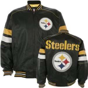   Pittsburgh Steelers Pig Napa Leather Varsity Jacket