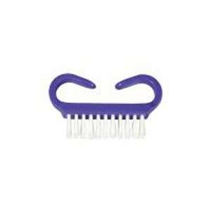  Nail Brush, Purple, White Nylon Bristles 50/bx, sold in 