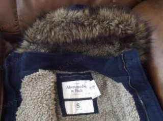 240 NWT ABERCROMBIE & FITCH WOLF POND Mens Coat Outerwear Hoodie 