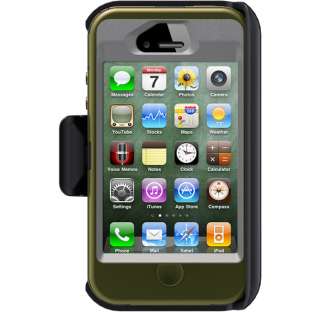   Defender Case iPhone 4 4S Sprint Verizon at&t Gunmetal Grey/Envy Green