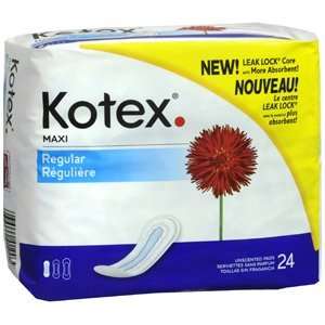  KOTEX EXTRA MAXI PAD 1003 12/Case 24 EACH: Health 
