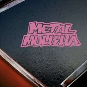 Metal Mulisha Logo Pink Decal Car Truck Window Pink Sticker 