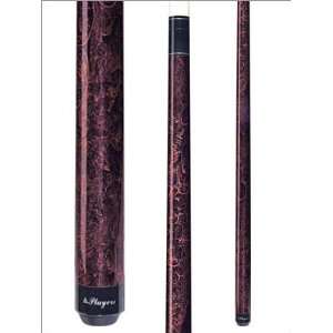     Full Length Textured Red Crazer Paint Pool Cue