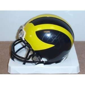 Brian Griese Signed Michigan Wolverines Mini Helmet  