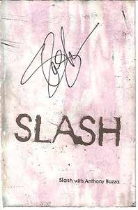 Slash Autograph Guns N Roses Velvet Revolver  