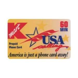  Collectible Phone Card 60m Kmart   USA Calling America 