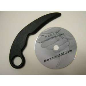  Karambit Trainer Long Blade Knife & Instruction DVD Silat 