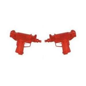    Red Kids Water Squirt Gun   Uzi Design   2 Pack Toys & Games