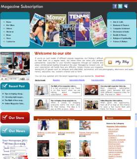 Profitable Magazine Subscription  website 4 sale  