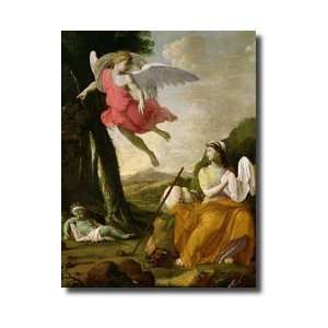  Hagar And Ishmael Rescued By The Angel C1648 Giclee Print 