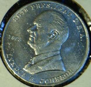   Johnson Version #1 Quarter Size Commemorative Medal   Token   Coin