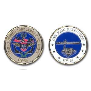  USS John F. Kennedy CV 67 Challenge Coin 