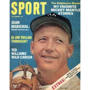 Mickey Mantle Unsigned Sport September 1964 Baseball Cover Magazine 