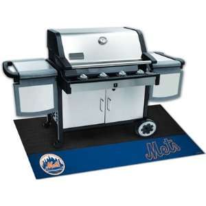  New York Mets BBQ Grill Mat Patio, Lawn & Garden