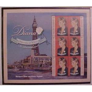  Diana In Rememberance 1961 1997 Collector Sheet Blackpool Tower 