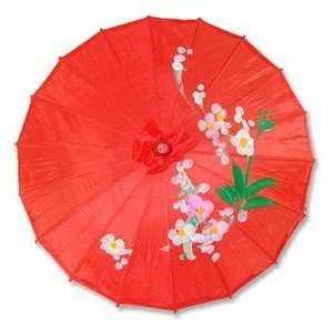  Japanese Chinese Asian Umbrella Parasol 22in Red 157 4 