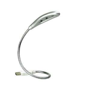  USB 3 LED Flexible Metal Material Lamp Light for Laptop 