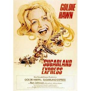 The Sugarland Express Poster German 27x40 Goldie Hawn Ben Johnson 