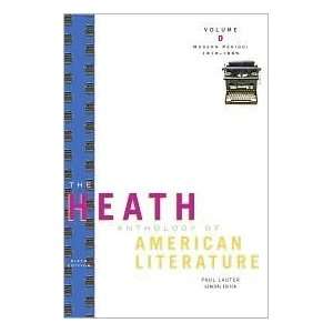  The Heath Anthology of American Literature Volume D 6th 