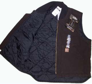Carhartt Sandstone Arctic Quilt Lined Vest V02 Dark Brown NWT  
