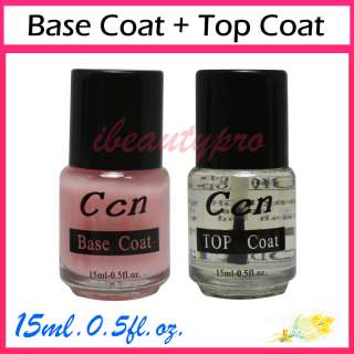 Professional Base Coat Top Coat Acrylic UV Gel Nail Art Polish  